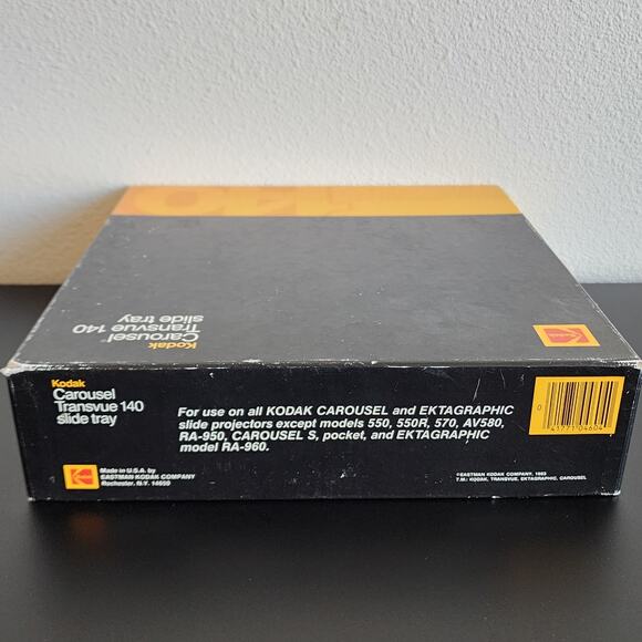 Kodak Transvue 140 Slide Tray w Box Carousel and Ektagraphic Projectors 184 0768 - Picture 6 of 10
